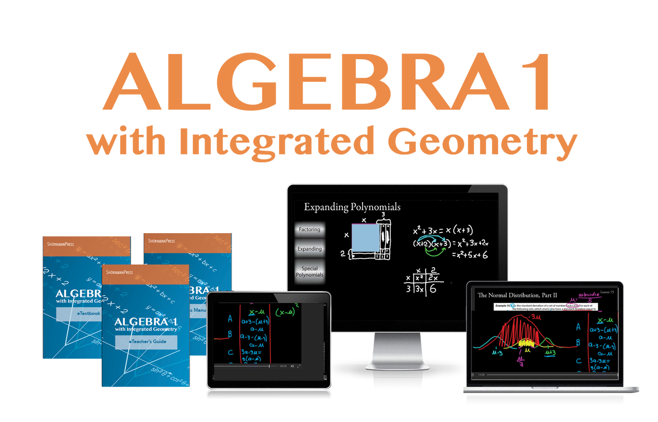 Shormann Interactive Math: Algebra 1, Algebra 2, and Precalculus