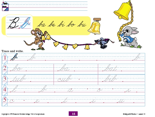 A Beka Books Handwriting Program