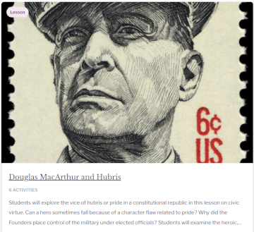 Heroes & Villains: The Quest for Civic Virtue