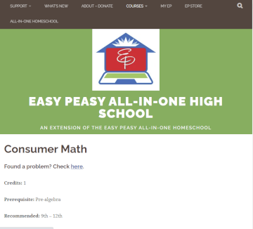 Consumer Math (Easy Peasy)