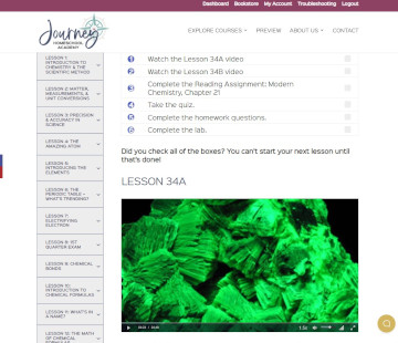 Journey Homeschool Academy Experience Chemistry: Level C