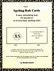 Spelling Rule Cards